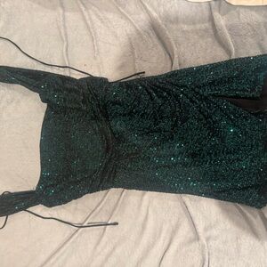 Lucy in the Sky Teal Sequin Dress